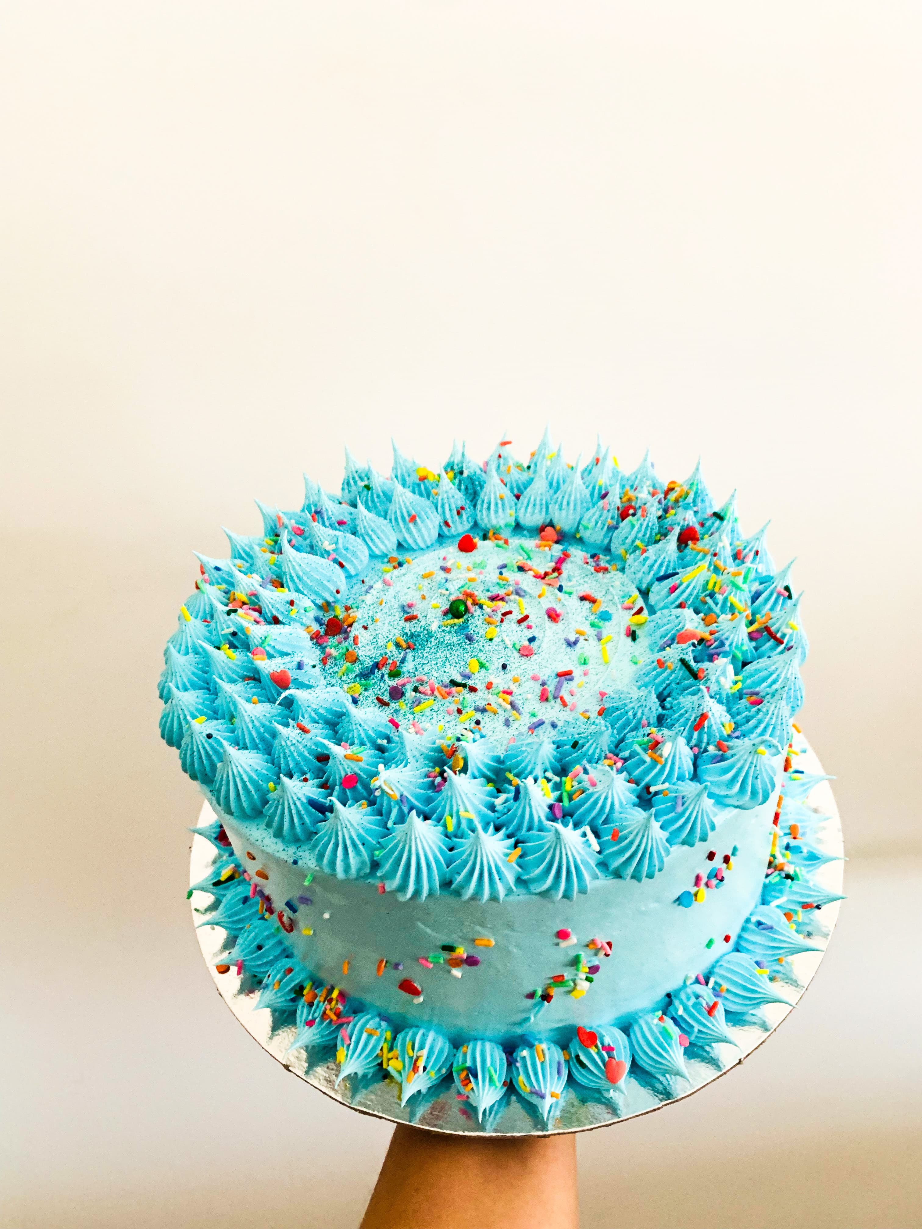 Torta clásica de cumpleaños